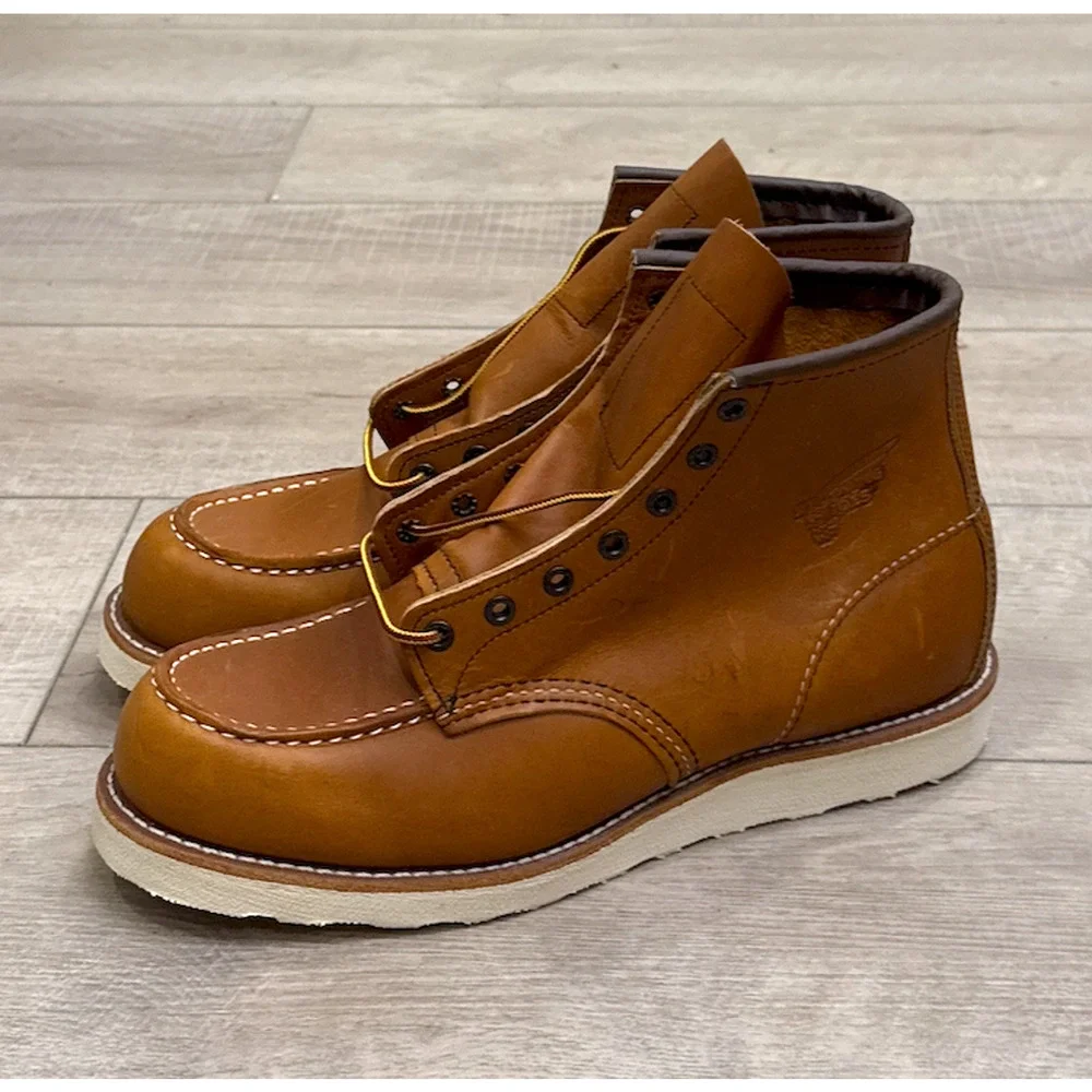 NEW RED WING 10875 TRACTION TRED MOC TOE 6-INCH SOFT TOE BOOTS SZ 12 EE E2